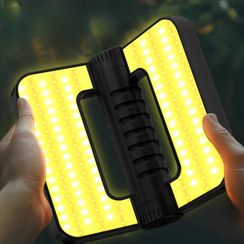 Night Light Solar-powered Outdoor Portable Folding Multi-functional Searchlight/solar Lamp