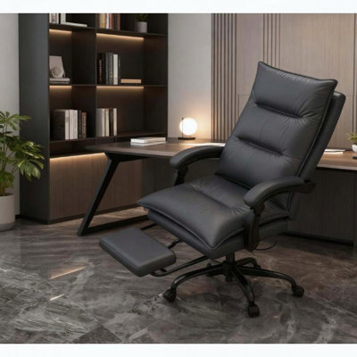 Fauteuil inclinable de massage haut de gamme avec repose-pieds réglable