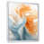 White Floater Framed