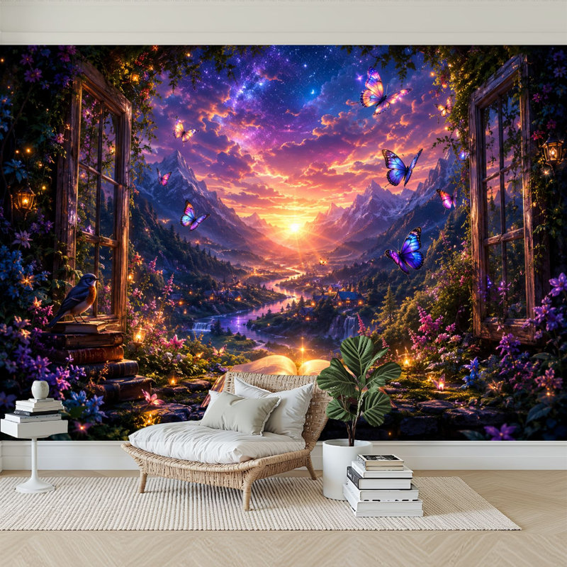 Papier peint adhésif auto-adhésif moderne pour la chambre à coucher Peel and Stick L 69 po x l 96 po