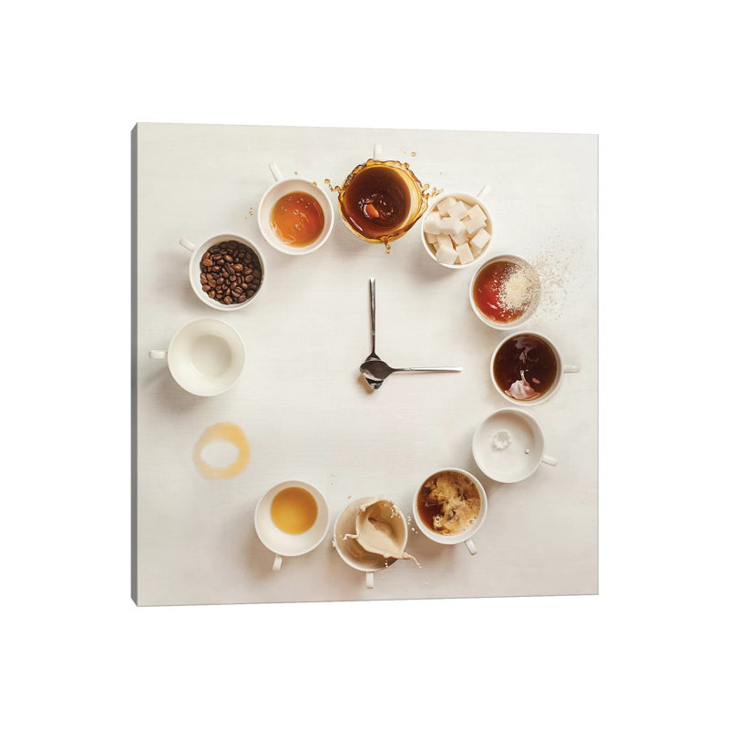 It's Always Coffee Time by Dina Belenko - Wrapped Canvas Panoramic Print, 66.04 cm H x 66.04 cm W x 1.91 cm D
