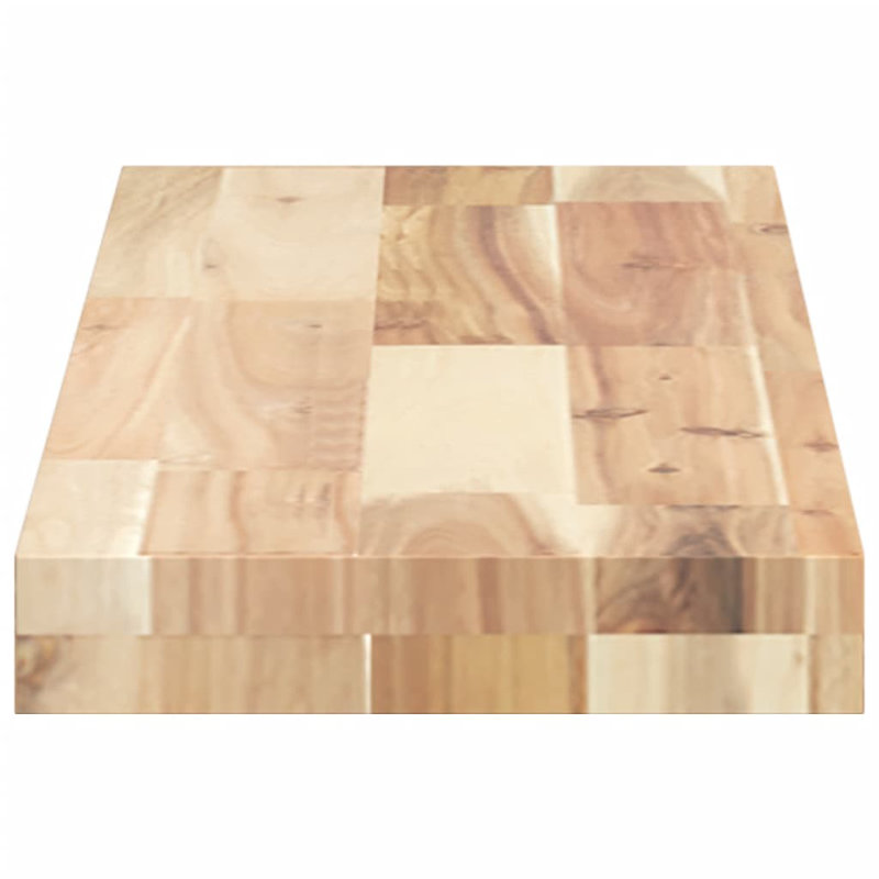 Alfie Solid Wood Table Top, 4cm H x 100cm W x 20cm D, Natural