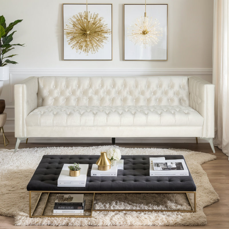 Alyssea Upholstered 86.75'' Sofa