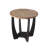 Arch Farmhouse End Table with Storage Shelf, French Country Accent Side Table-845021842