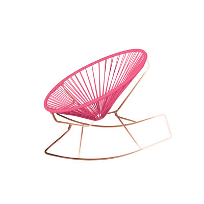 Chaise berçante intérieure / extérieure faite à la main Innit