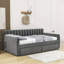 Lit de jour simple tapissier 2 tiroirs-1753622180