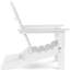 Chaise Adirondack pliante en plastique Leighton-54930207