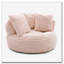 Grande chaise en velours côtelé avec bourre-736354335