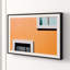 Architectural Color Block Giclee Print