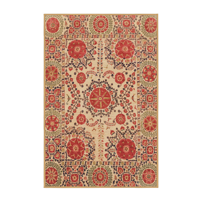 Tapis abstrait moderne 3907, Rectangle de 2 pi x 3 pi