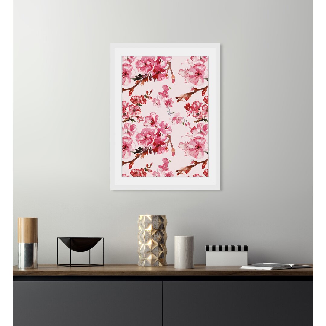 Gerahmtes Poster Blumen