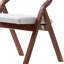 Ensemble de 2 chaises pliantes avec coussin, chaise pliante portative avec coussin, chaise de salle à manger rembourrée moderne pour la cuisine, le bureau, un mariage, une fête ou une salle à manger.