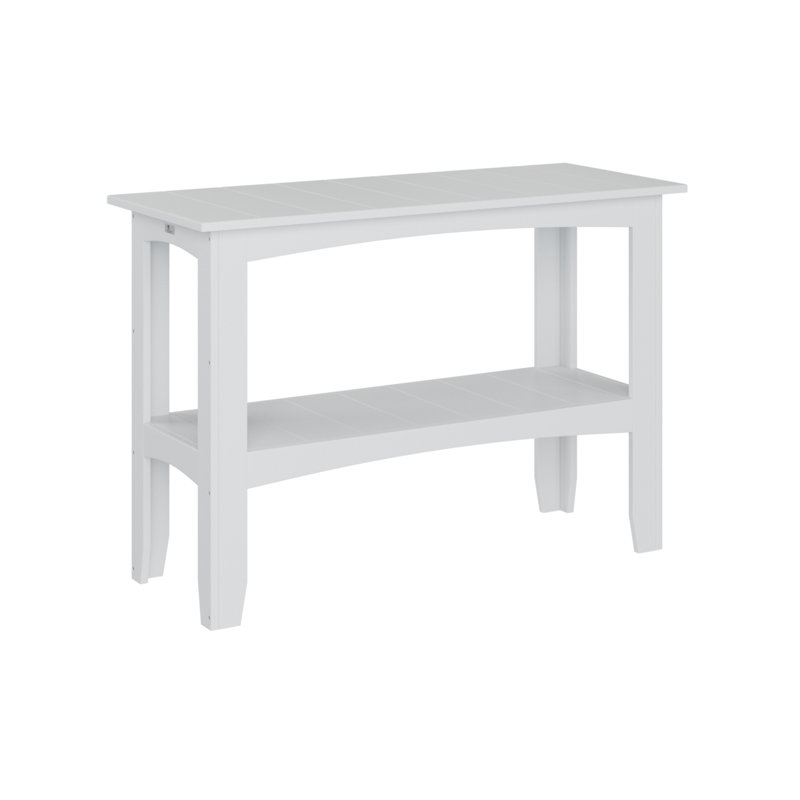Outdoor Buffet Table, White