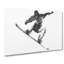 The Snowboarder - Wrapped Canvas-56640987