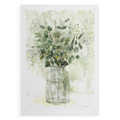 Delicate Greenery II - Impression sur toile seulement - NON CADRE