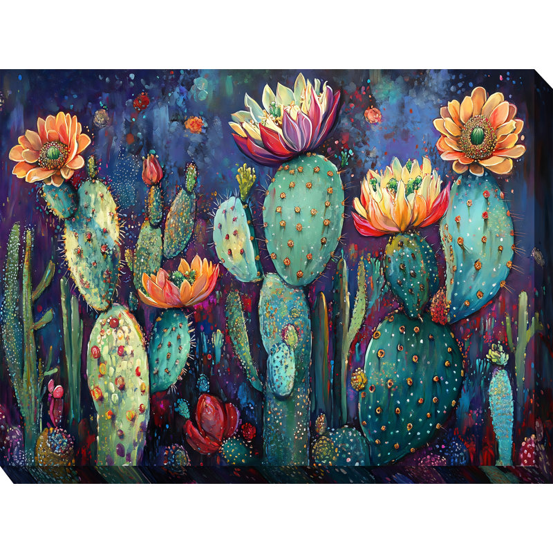 Art sur toile Curious Cactus