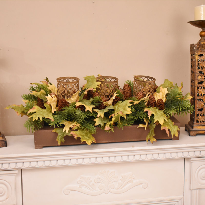 Faux Silk Mixed Assortment Arrangement in Vase