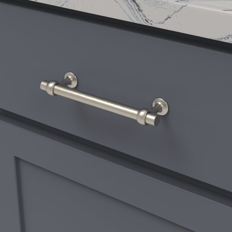 Ostia Collection Pull, Satin Nickel, 5 6/50"