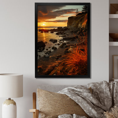 Norson Vibrant Costal Clift sur toile