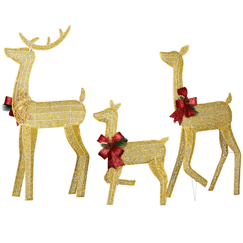 Christmas Deer Decorative Accent