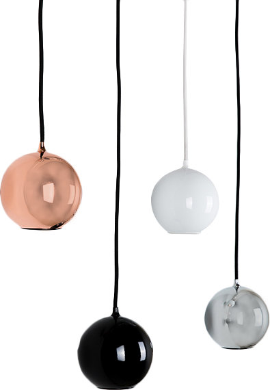 Boule 1 - Light Pendant, Black