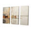 «Abstract Beige Brown Road Collage III», ensemble d'art mural abstrait-107745283-107745285