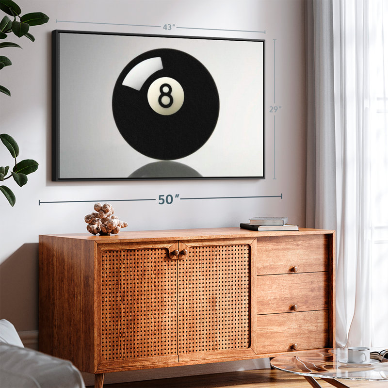 «Pool Ball», reproduction sur toile, H 29 po x l 43 po