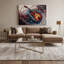 «Music Balalaika Brown», art mural sur toile-1668865143