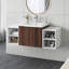Meuble-lavabo mural 48 po avec lavabo en céramique-735867541