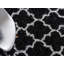 Tapis noir / blanc Mason-21608004