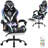 HOFFREE Gaming Chair With LED RGB Lights Massage Video Gamer Chairs With Footrest Ergonomic High Back Reclining Computer Chair With Adjustable Lumbar Support-104296955