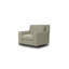 Sterne Leather Swivel Armchair