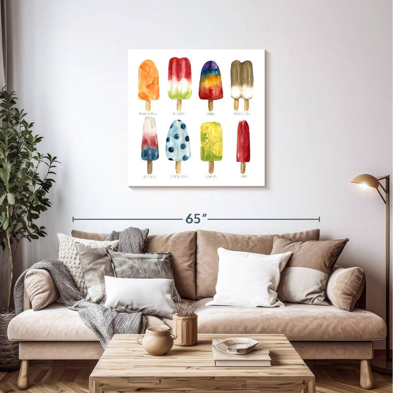 Arney Popsicles - saveur préférée, H 36 po x l 36 po