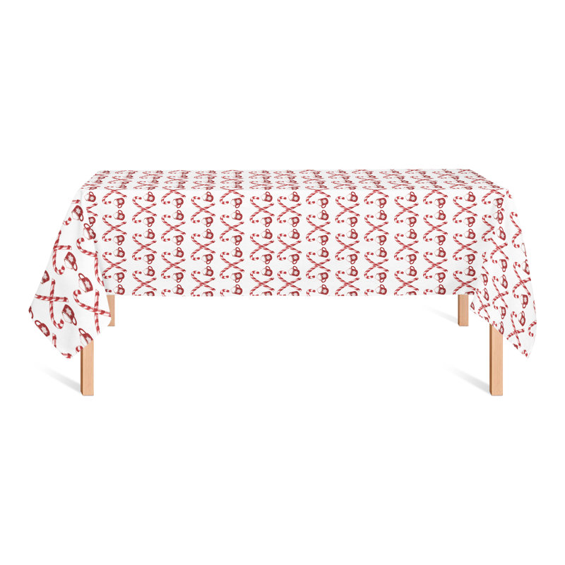 Candy Cane Hot Chocolate Tablecloth