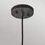 Sadowa 1 - Light Raw Steel Geometric Pendant