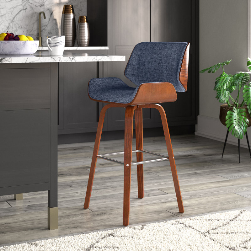 Tabouret tournant 25,98 "Agarita, Bleu