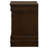 Demetra Cappuccino 2-Drawer Nightstand With Bail Handle