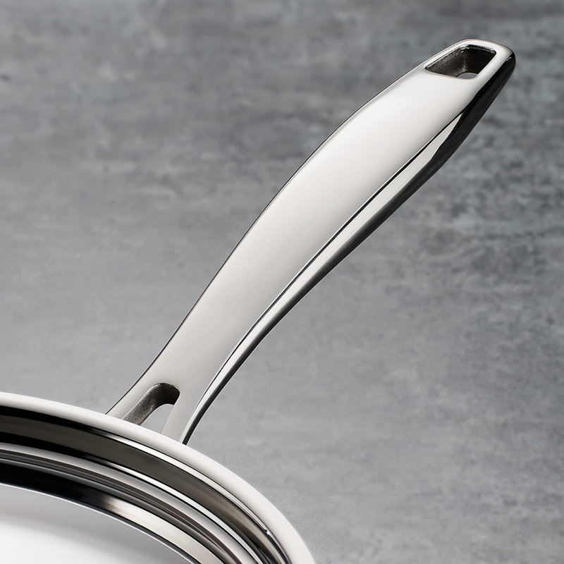 Tramontina 4-Quart Covered Sauce Pan with Helper Handle - Thumbnail 2