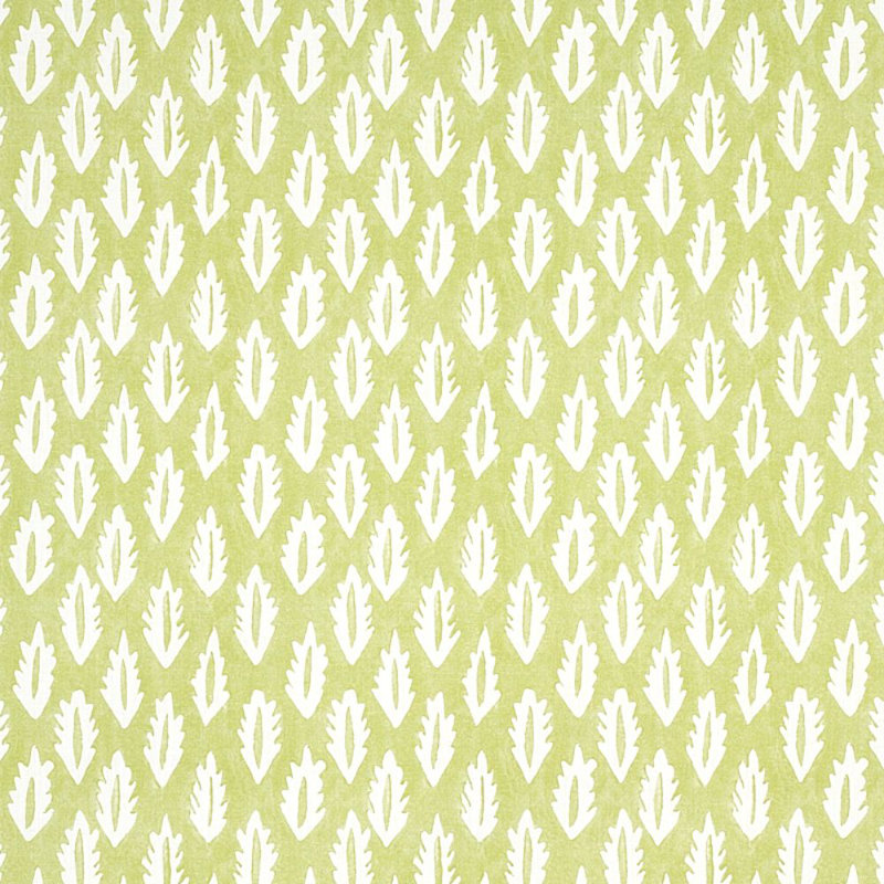 Schumacher x Molly Mahon Forest Fabric, Grass Green
