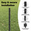 Fence with Post Segment Outdoor Barrier Garden Terrace Divider Boundary-1787244576-1787244764