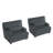 Modern Upholstered Arm Accent Chair With Pillow(Set of 2)-115747892