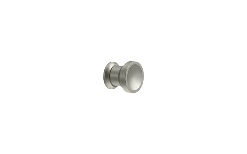 Deltana CHAL10U4 Contemporary Knob, Chalice, 1" Diam. in Brushed Brass, Brushed Nickel