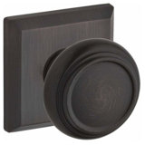 Traditional Double Dummy Door Knob with Traditional Square Rose