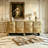 French-style modern light luxury sideboard