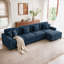 Canapé modulaire 4 pièces en velours côtelé-495337446-495337449-495337450