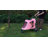 Folding 3 Wheel Pet Stroller, Foldable Dog Jogger Stroller with Adjustable Handlebar and Mesh Window-93284059