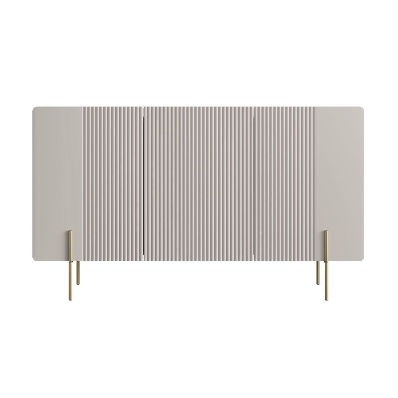 Overkamp 150cm Sideboard, Cashmere/Gold 