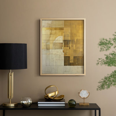 Reproduction encadrée ABSTRACT Series CXII - bois massif