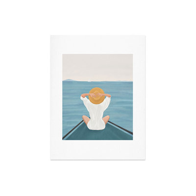 «Flow Line Summer Holiday I», reproduction d'art - sans cadre