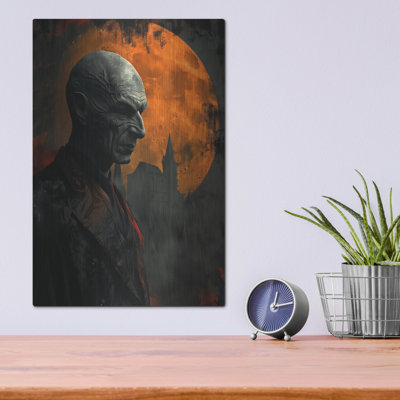 Luxe Metal Art 'Monarch Of The Dusk' by r3darch0n Metal Wall Art